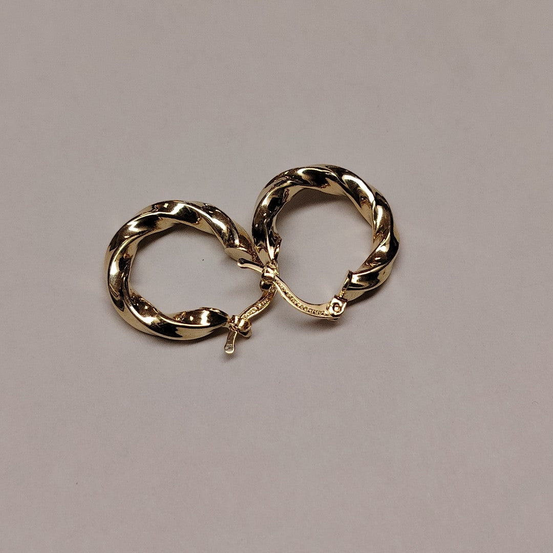 ARETES ARRACADA TORZAL 14K 1.9 GR (NUEVO)