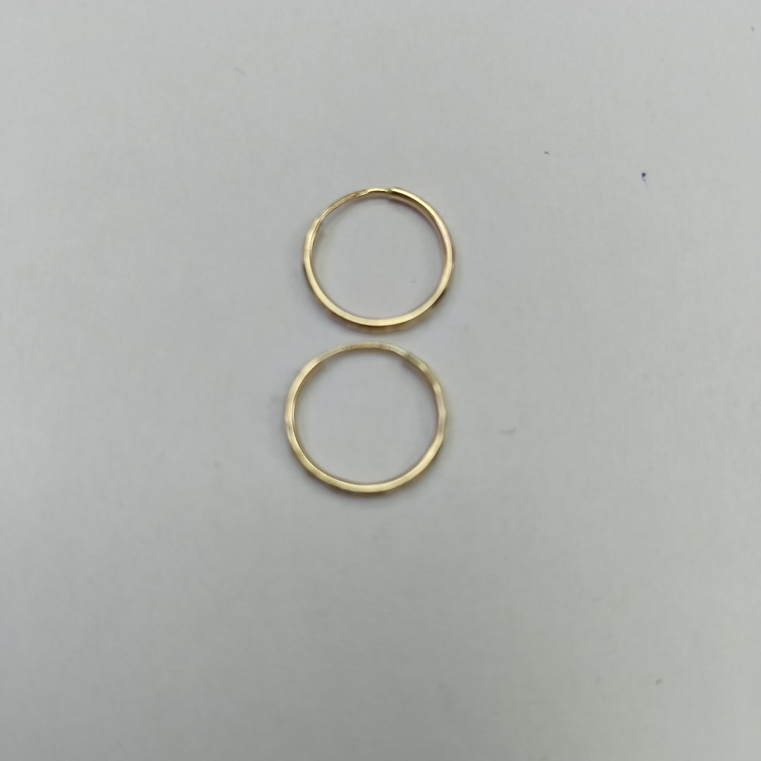 ARRACADAS PAR ORO 10 K 0.6 GRMS (SEMINUEVO)