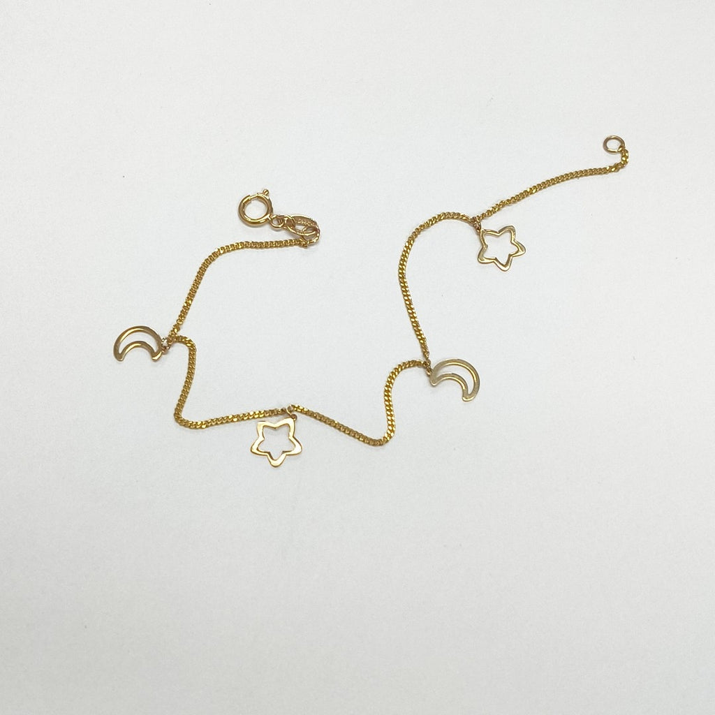 PULSERA ESPECIAL DIJES 10K 18 CM 1 GR (NUEVO)