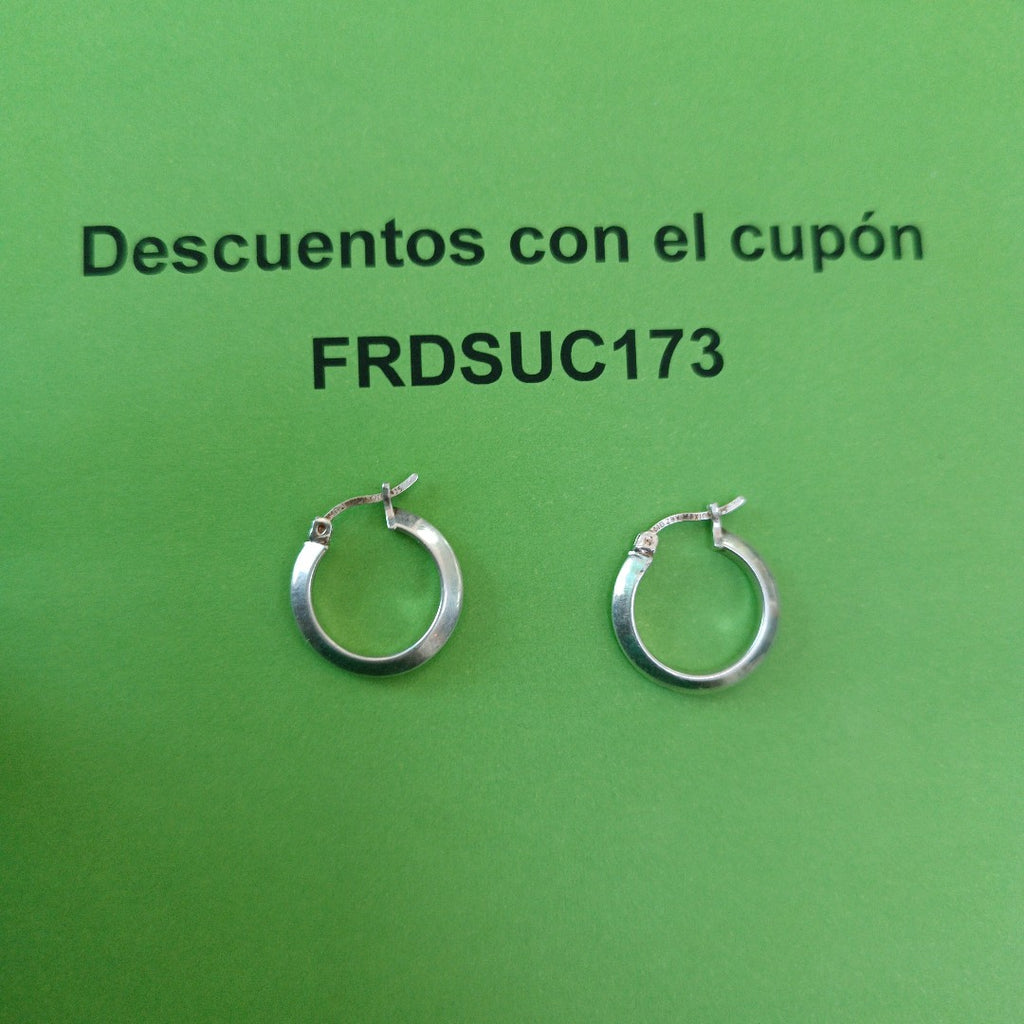 ARRACADAS PAR PLATA 1.7 GRMS (SEMINUEVO)