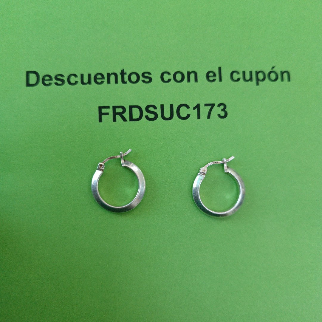 ARRACADAS PAR PLATA 1.7 GRMS (SEMINUEVO)