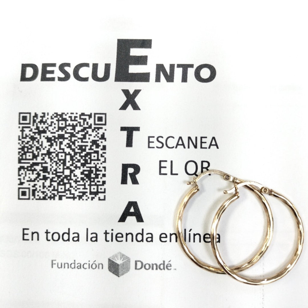 ARRACADAS PAR ORO 10 K 2 GRMS (SEMINUEVO)