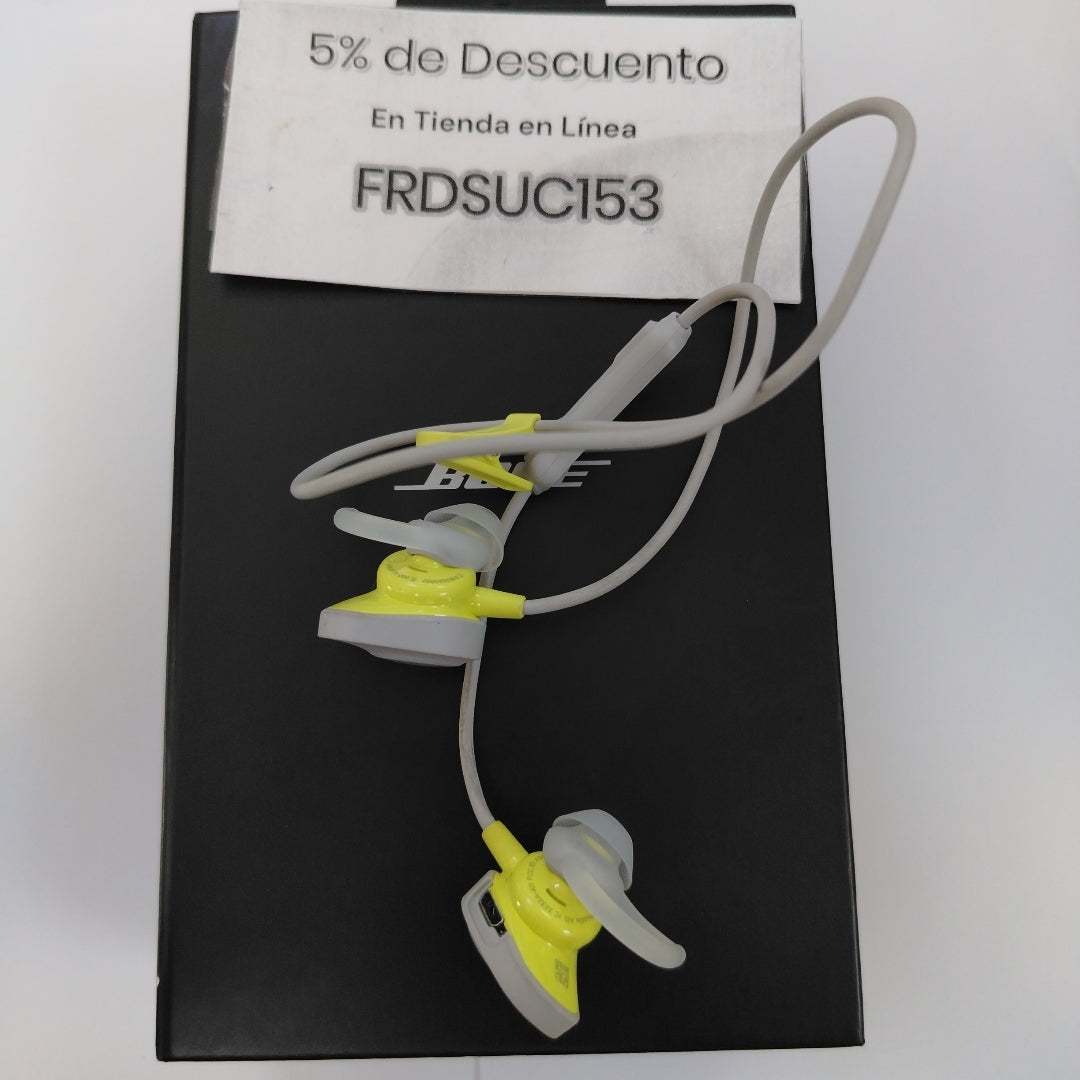 AUDIFONOS BOSE SOUNDSPORT INALAMBRICO IN EAR (SEMINUEVO)