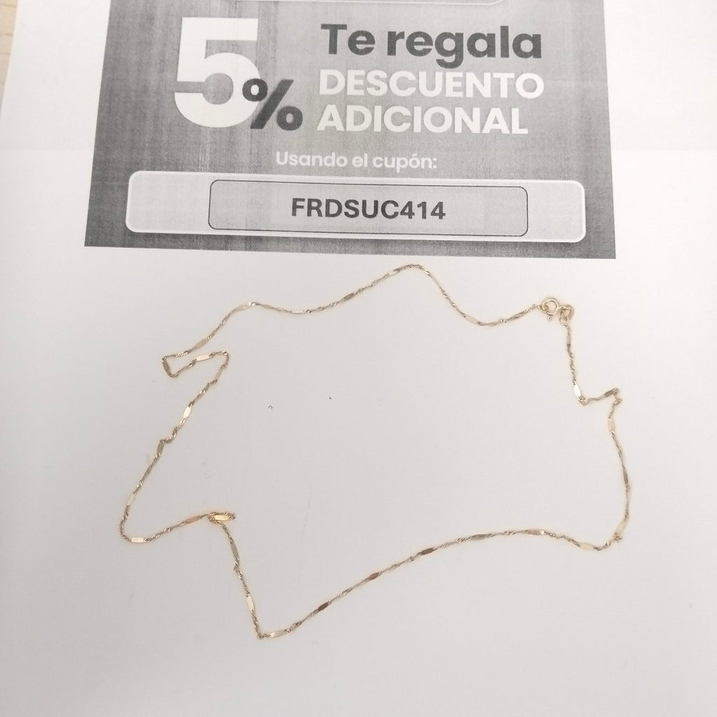 CADENA ORO 10 K 1.3 GRMS (SEMINUEVO)