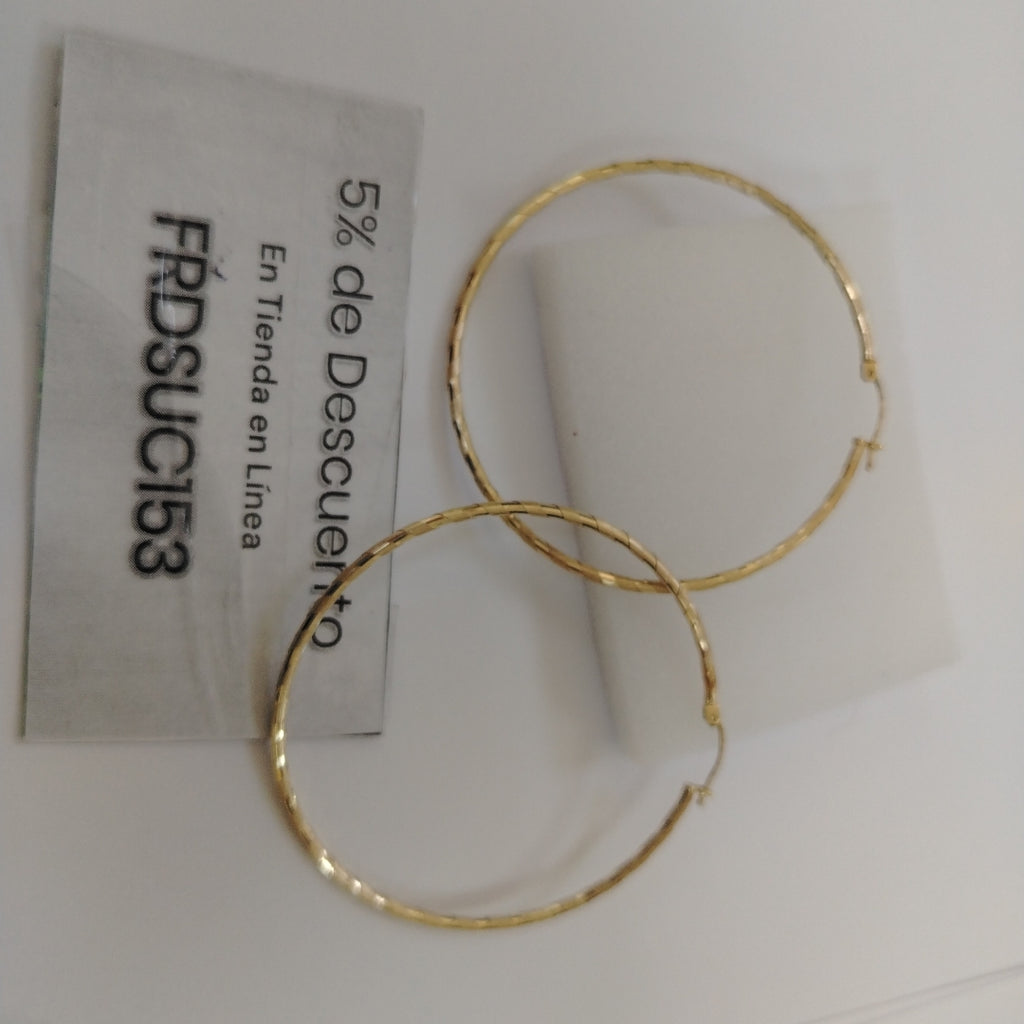 ARRACADAS PAR ORO 10 K 5,40 GRMS (SEMINUEVO)