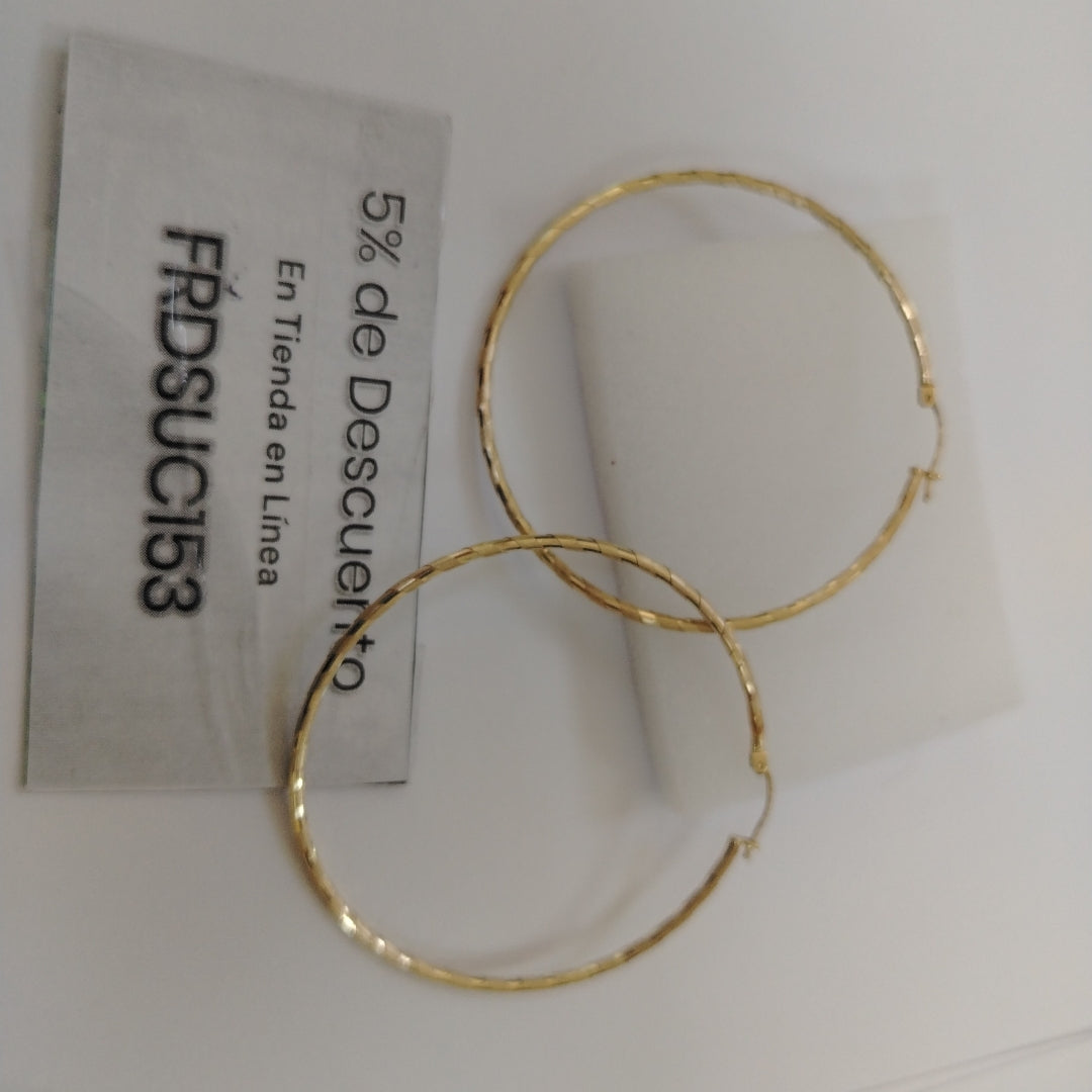 ARRACADAS PAR ORO 10 K 5,40 GRMS (SEMINUEVO)