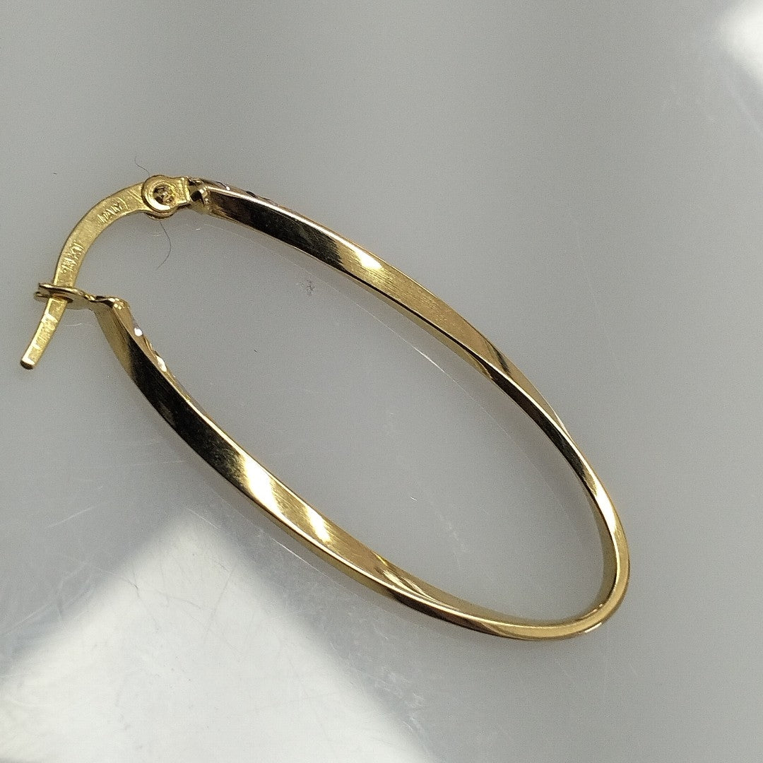 ARRACADAS PAR ORO 14 K 1.3 GRMS (SEMINUEVO)