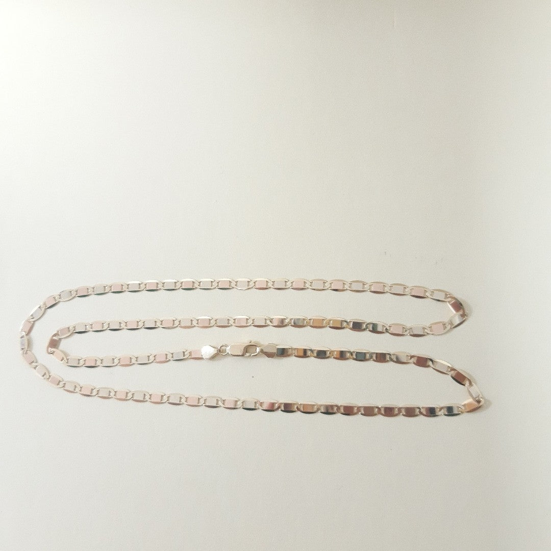 CADENAS VALENTINA/ESPEJO ORO 14K 10.7 (NUEVO)