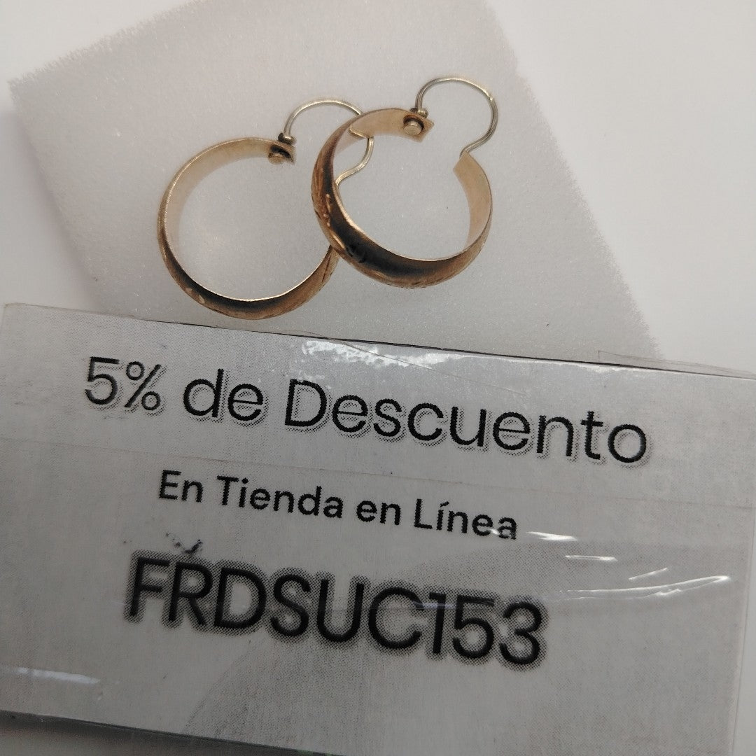 ARRACADAS PAR ORO 8 K 2,70 GRMS (SEMINUEVO)