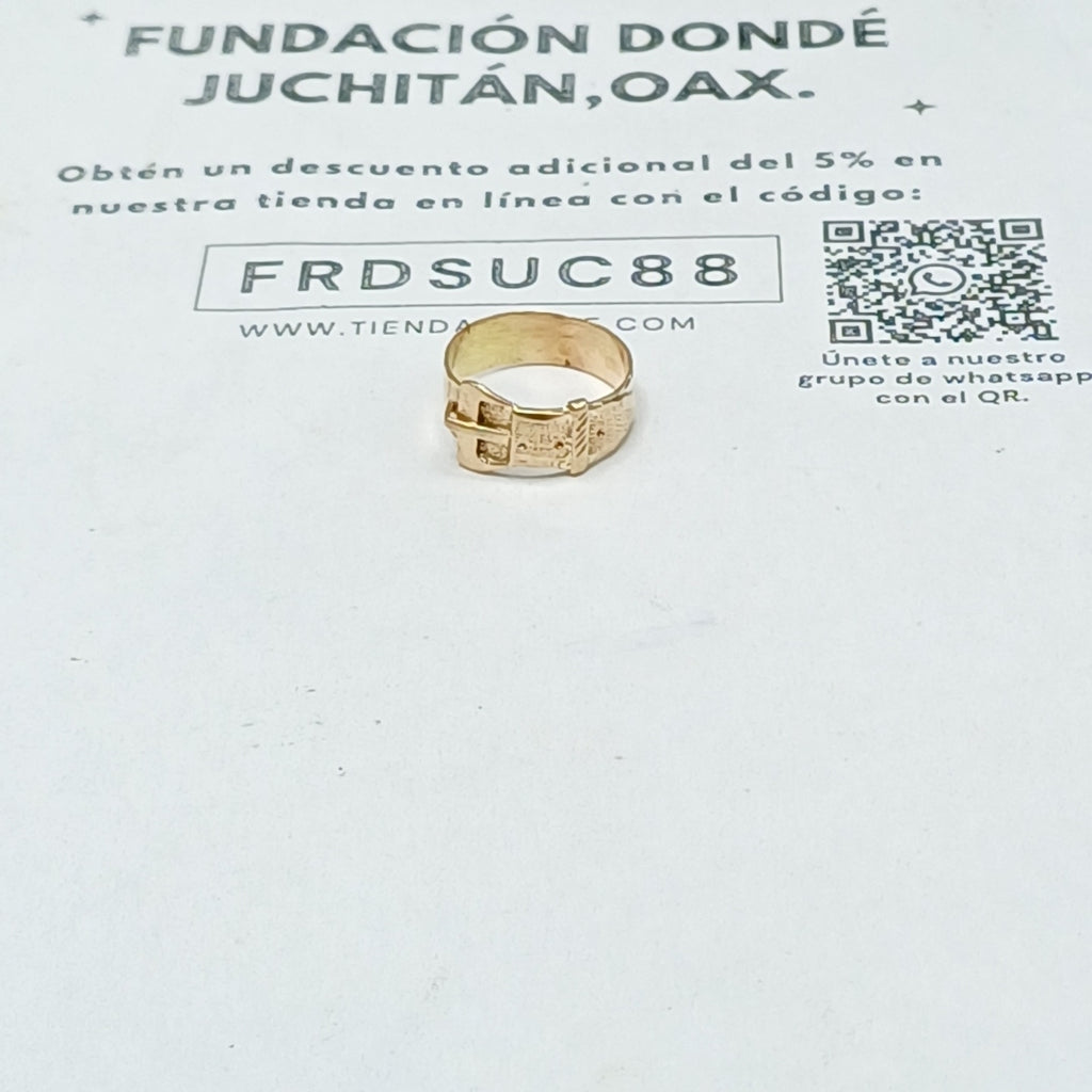 ANILLO ORO 10 K 1.1 GRMS (SEMINUEVO)