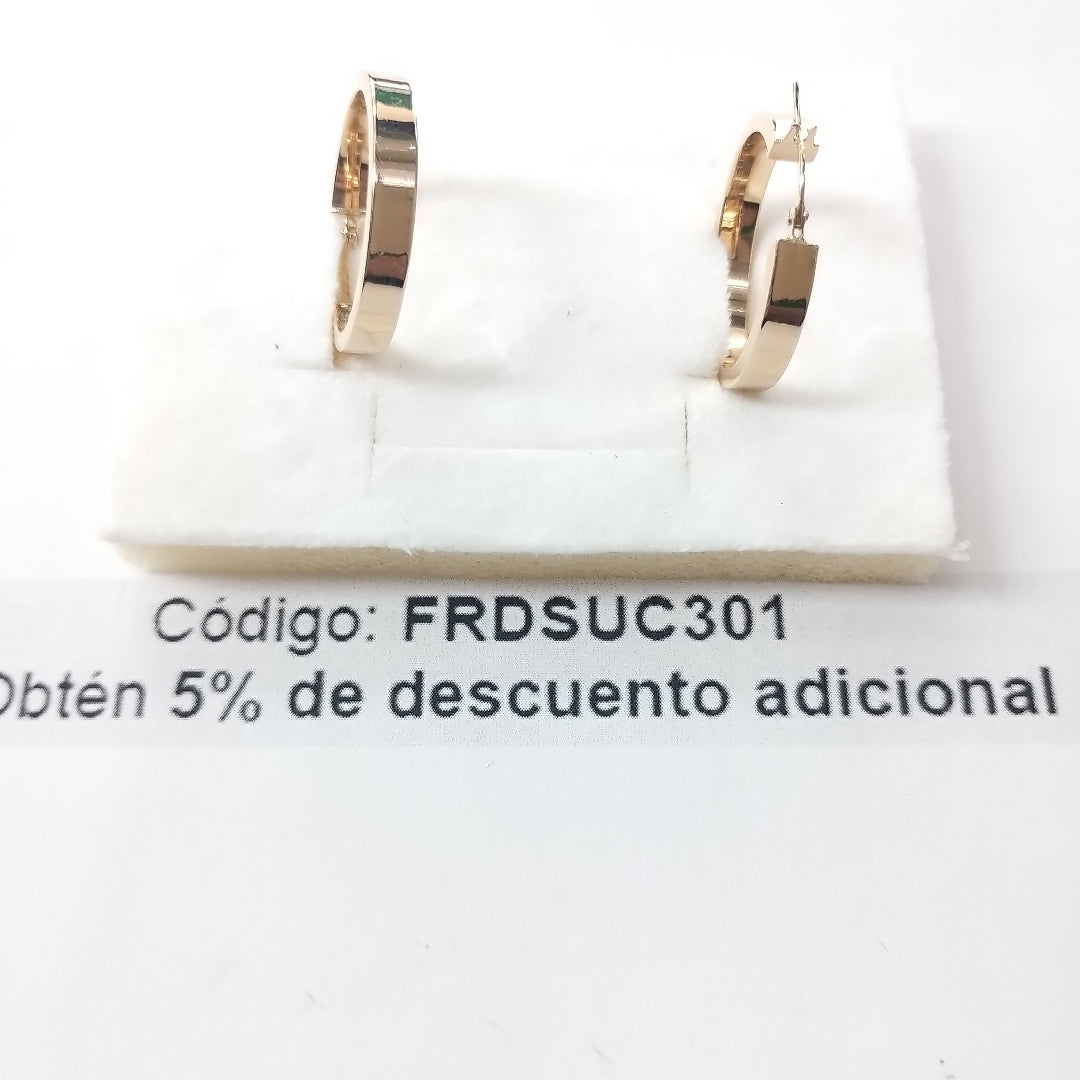 ARRACADAS ORO 14K 2.4 (NUEVO)