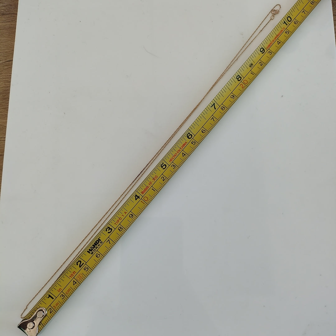 CADENA ORO 10 K 0.6 GRMS (SEMINUEVO)