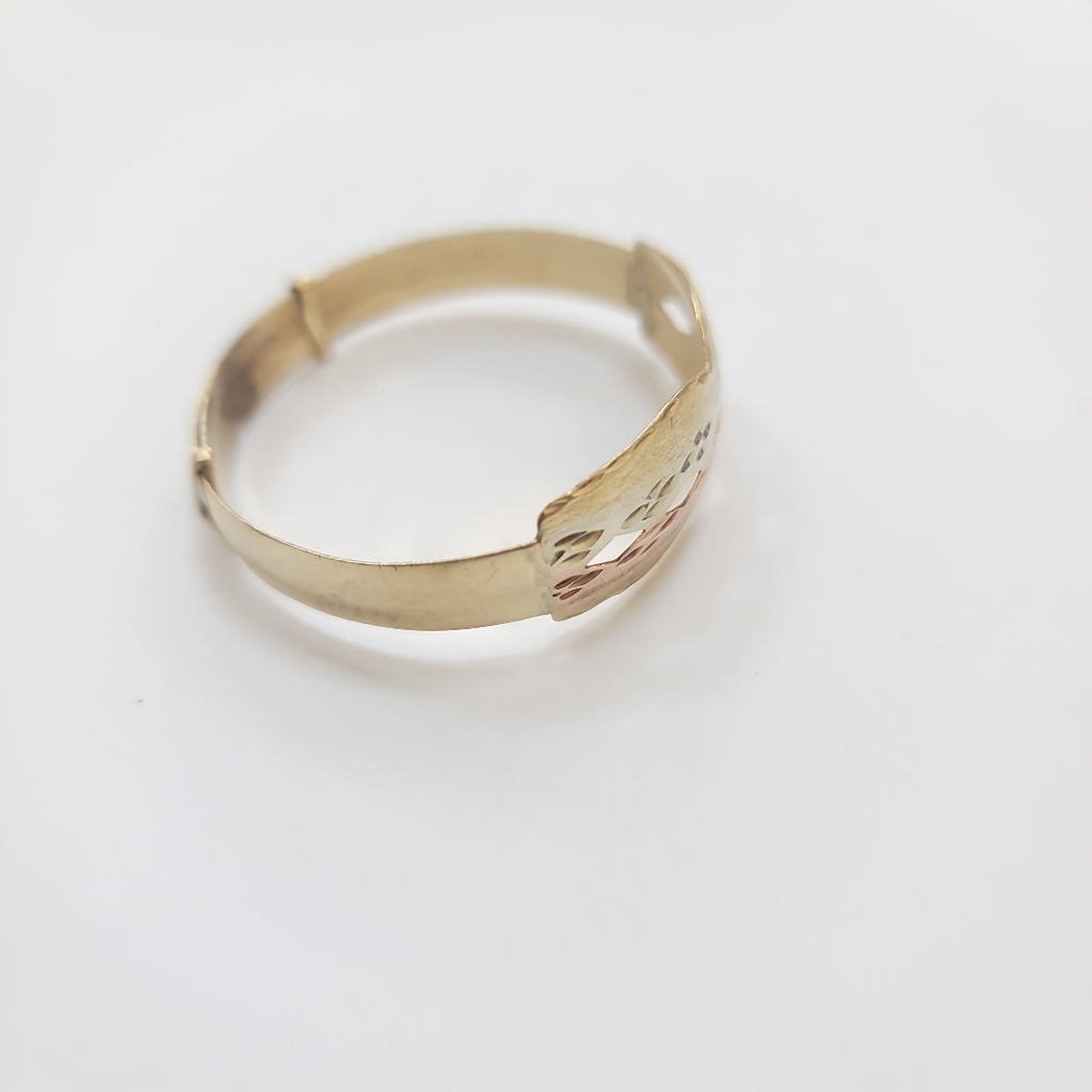 PULSERA RIGIDA ORO 10 K 7.5 GRMS (SEMINUEVO)
