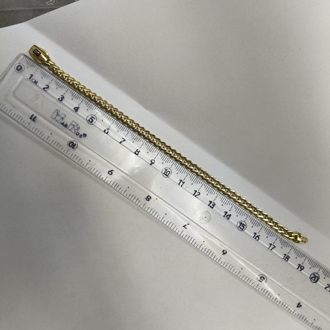PULSERA MONACO ORO 14K 5.5 (NUEVO)