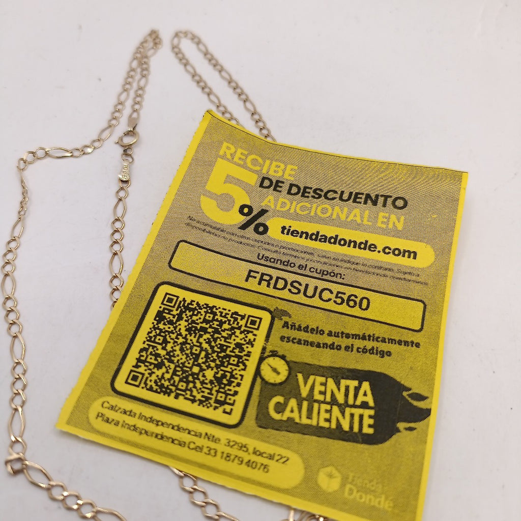 CADENA ORO 10 K 4,20 GRMS (SEMINUEVO)