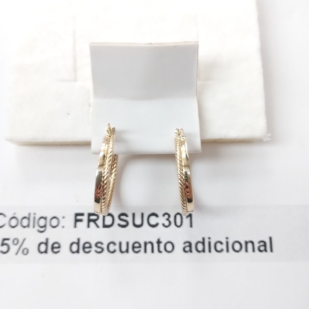 ARRACADAS ORO 14K 2.3 (NUEVO)