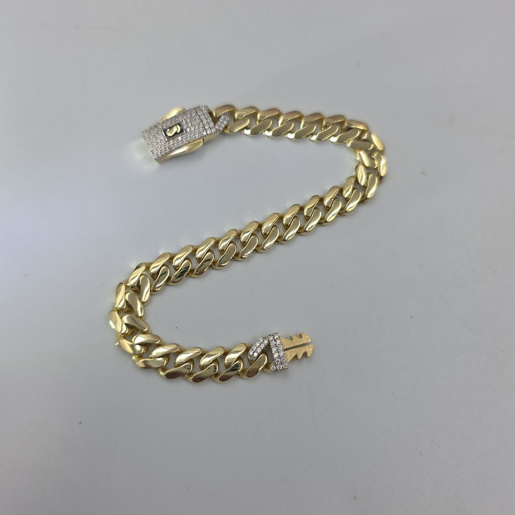 PULSERA MONACO ORO 10K 9.3 (NUEVO)