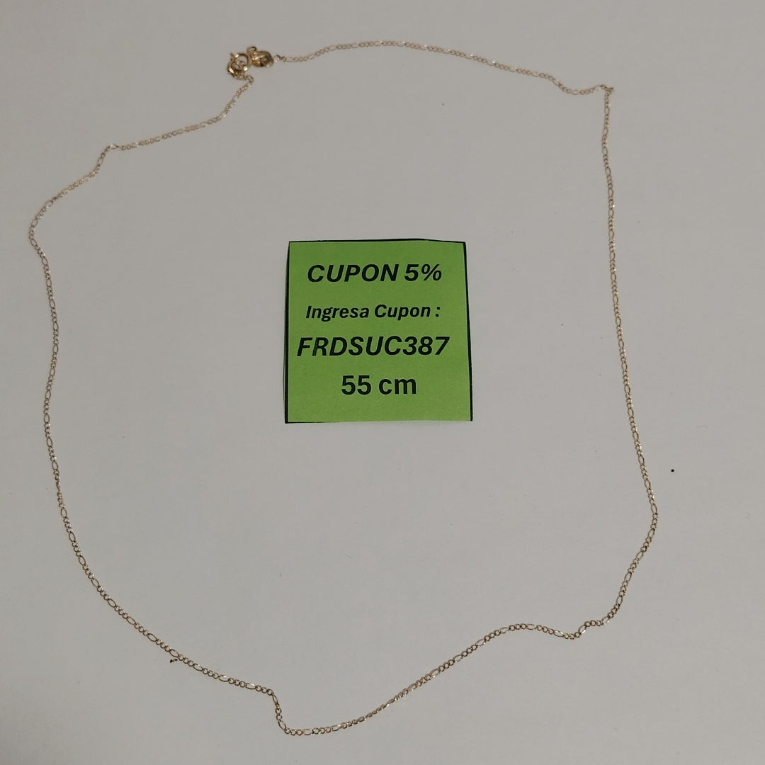 CADENA ORO 14 K 1.4 GRMS (SEMINUEVO)