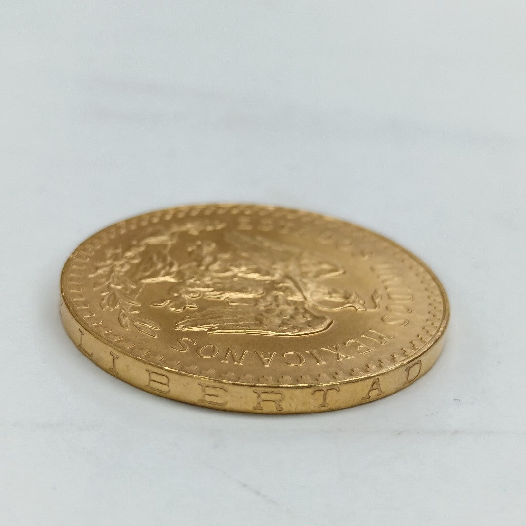K1 41.6 GRMS 21 K IDENTIFICACIÓN MONEDA NOMINATIVA MONEDAS PESOS 50 PESO (SEMINUEVO)