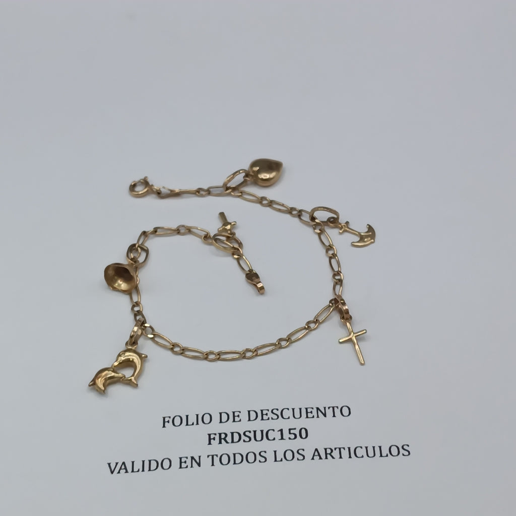 PULSERA ORO 10 K 3.7 GRMS (SEMINUEVO)