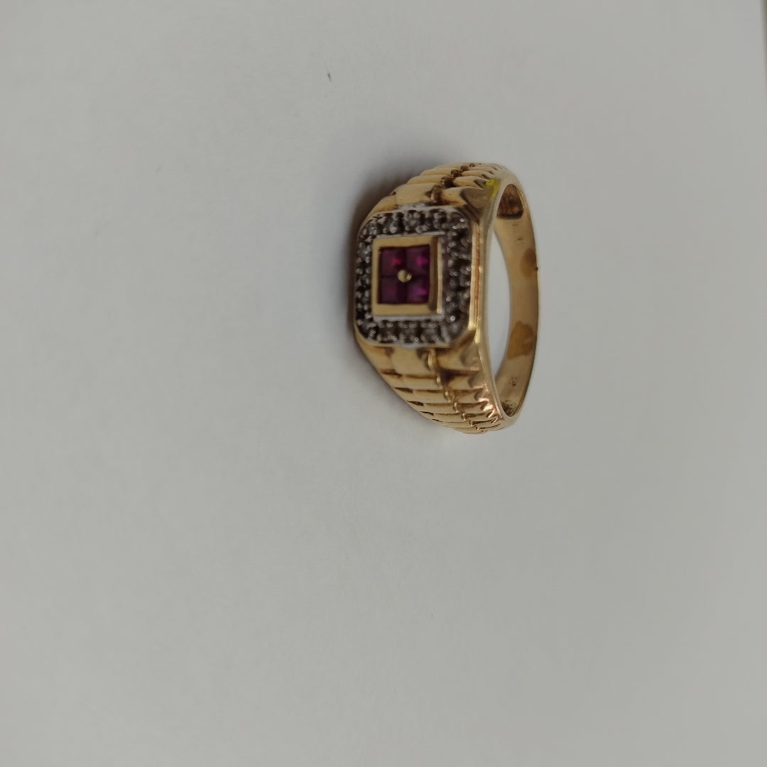 ANILLO ORO 14 K 8 GRMS (SEMINUEVO)