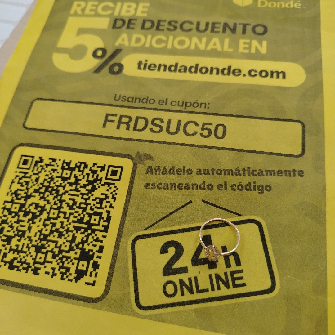 ANILLOS DAMA ORO 14K 1.4 (NUEVO)