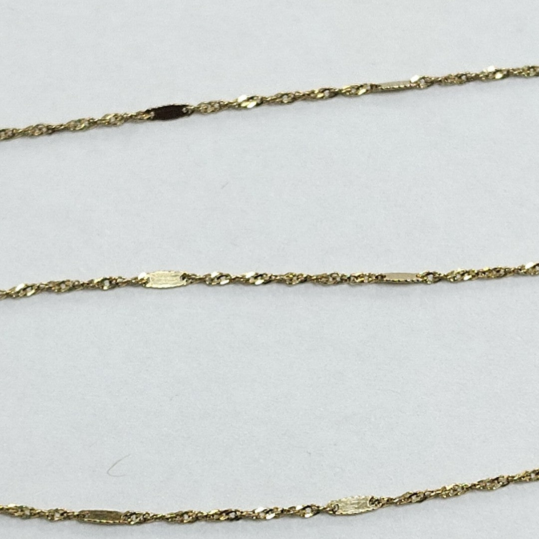 CADENA ORO 10 K 0.6 GRMS (SEMINUEVO)
