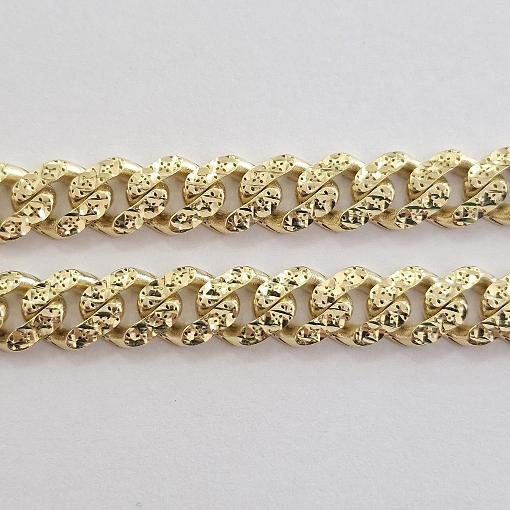 PULSERA CABALLERO MONACO ORO 10K 9.7 (NUEVO)