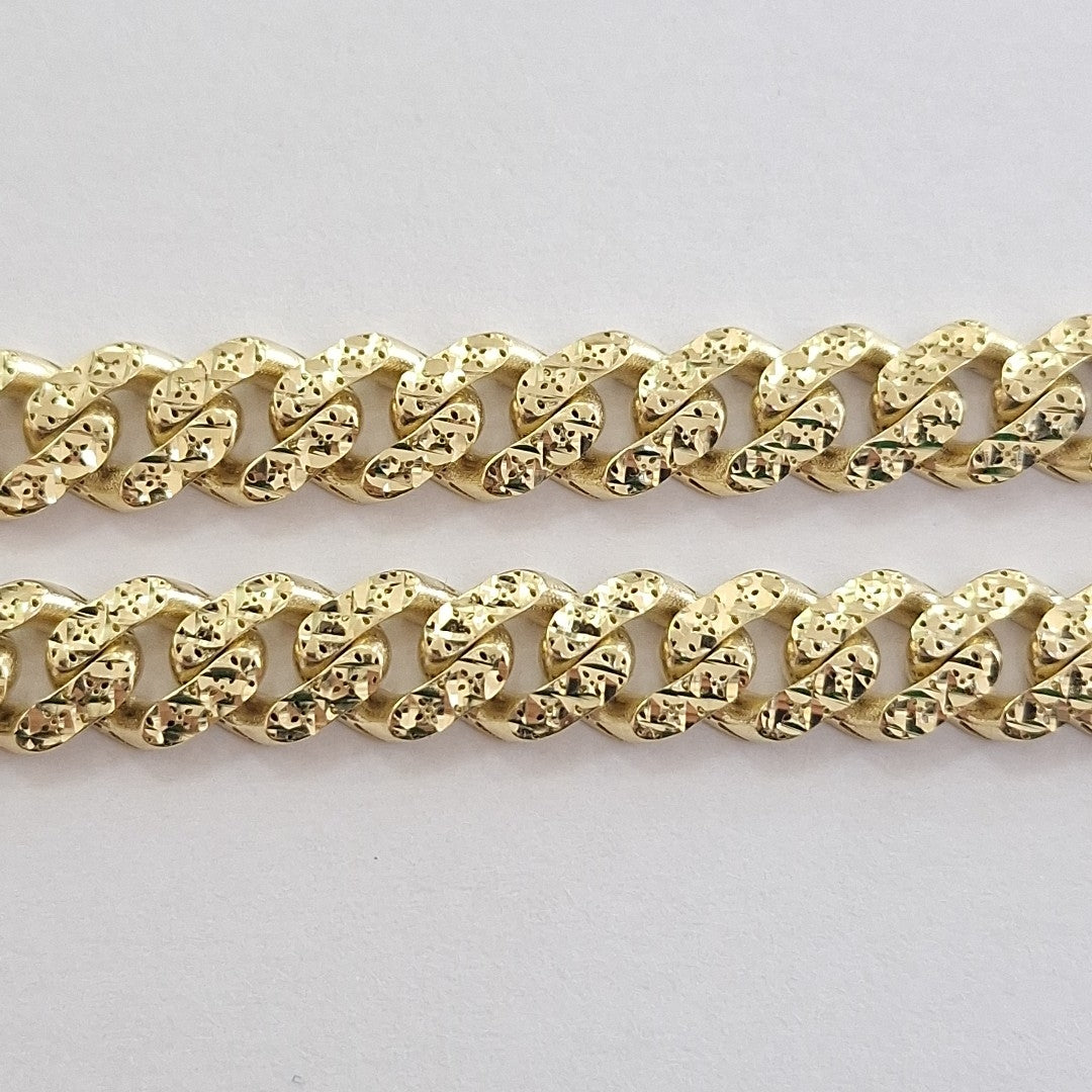 PULSERA CABALLERO MONACO ORO 10K 9.7 (NUEVO)