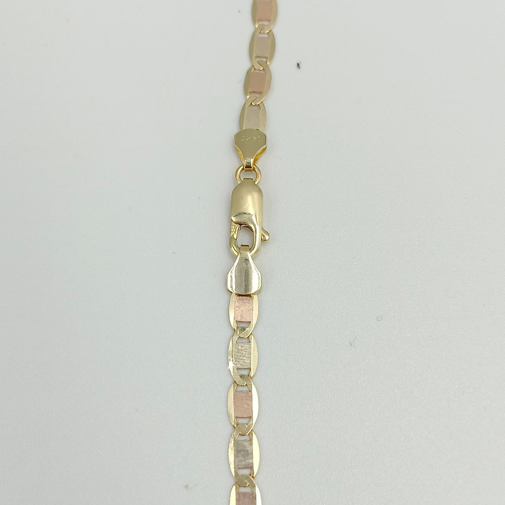 CADENAS VALENTINA/ESPEJO ORO 14K 10.8 (NUEVO)