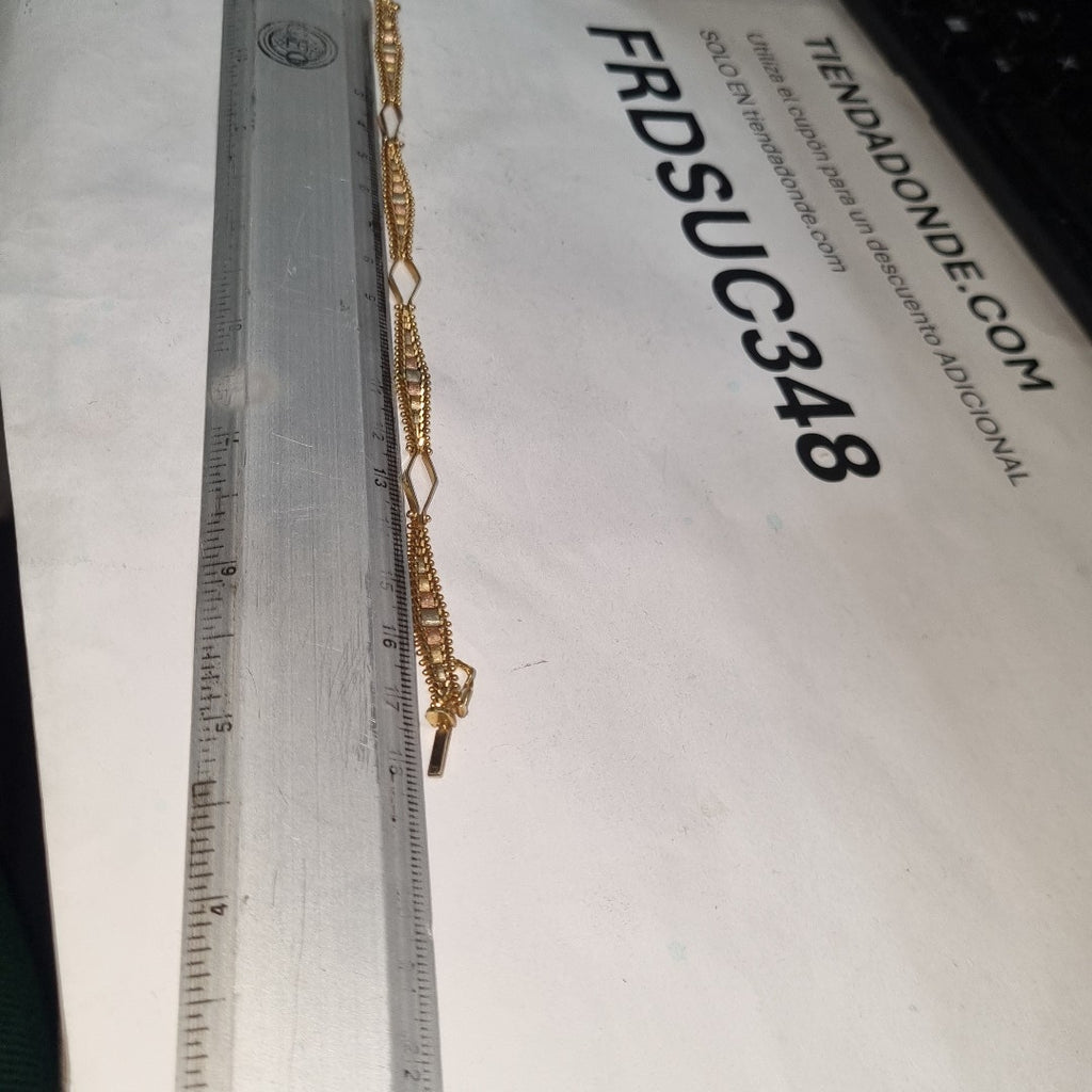 PULSERA ORO 14 K 8.1 GRMS (SEMINUEVO)
