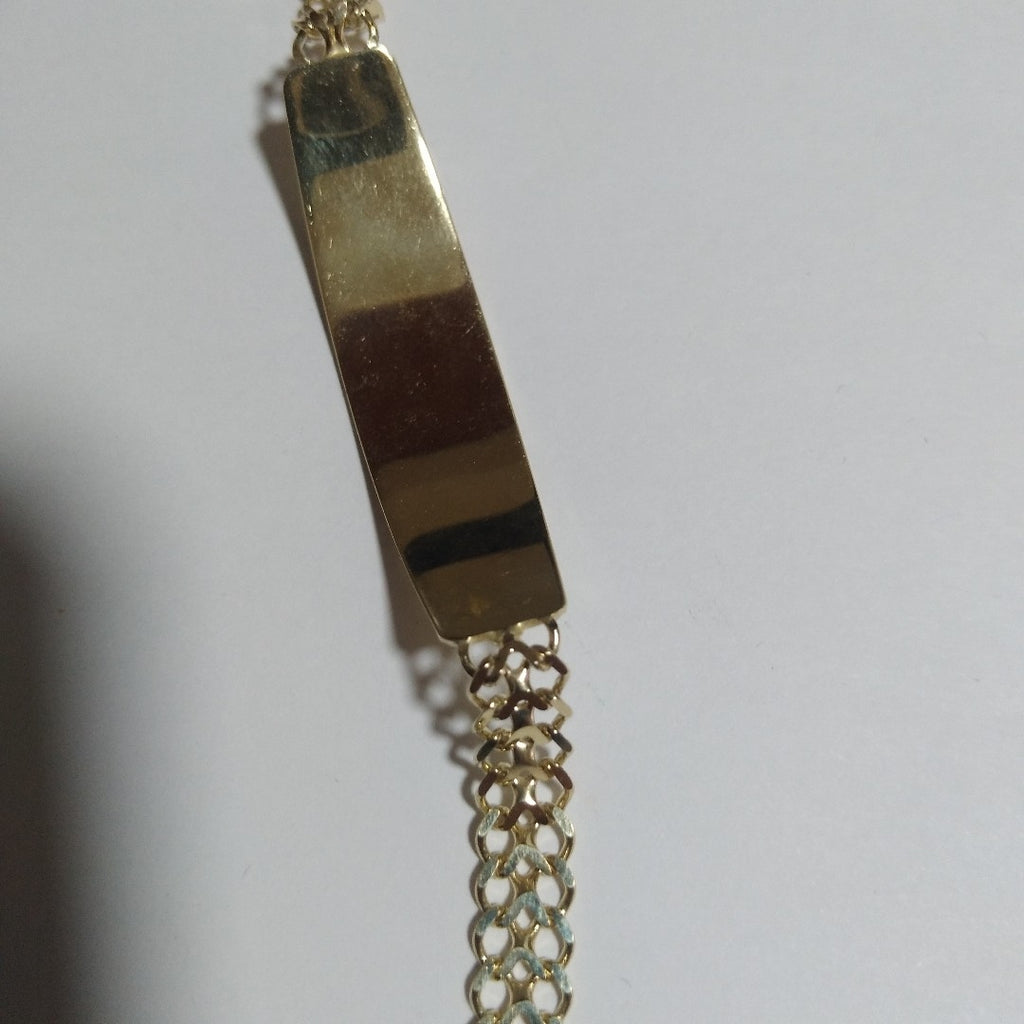 PULSERA ESCLAVA CHINO 14K 21 CM 9.8 GR (NUEVO)