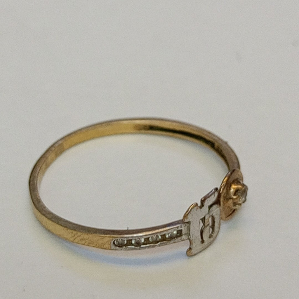 ANILLITO ORO 10 K 0.9 GRMS (SEMINUEVO)