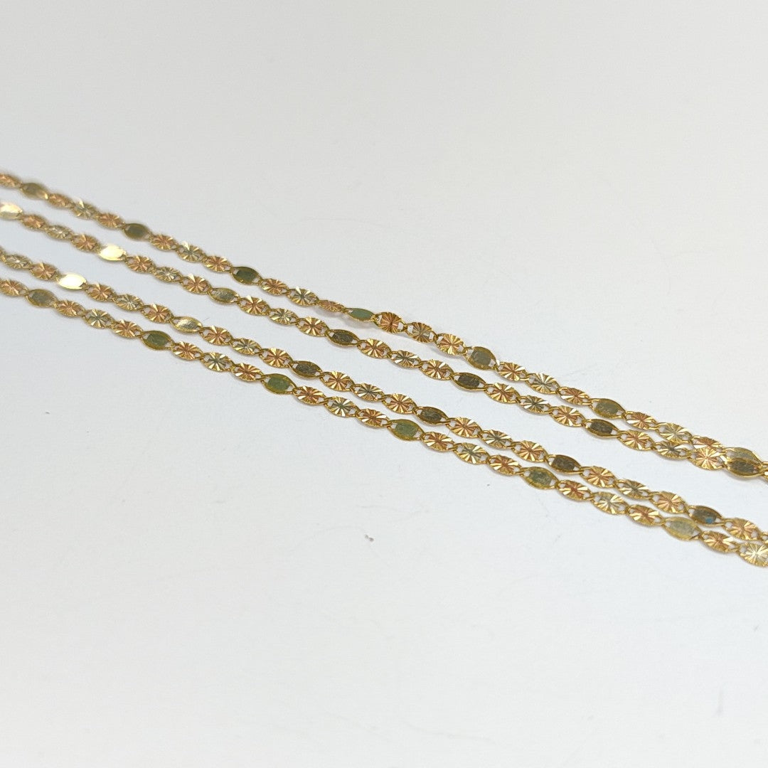 CADENA ORO 14 K 1.6 GRMS (SEMINUEVO)