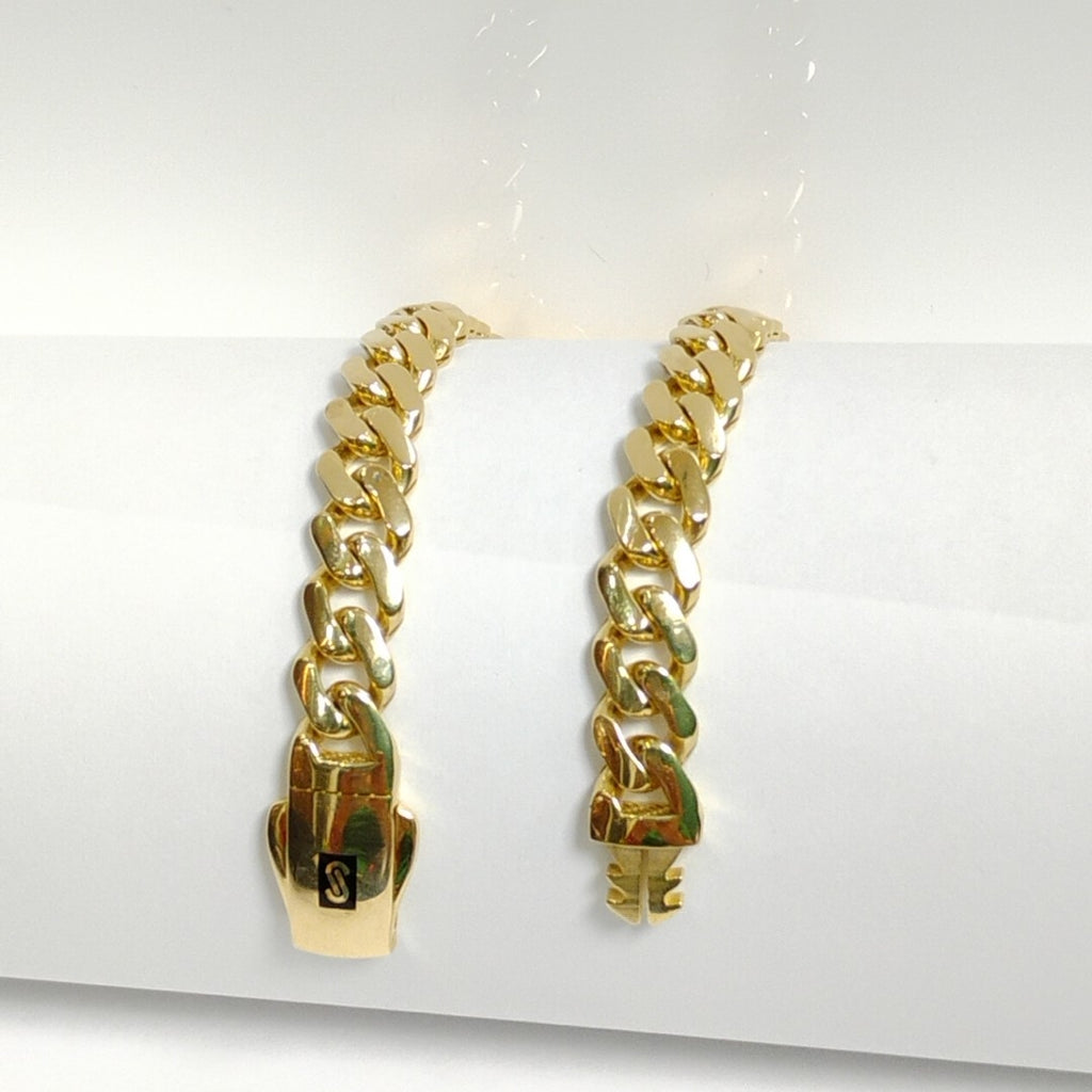 PULSERA MONACO ORO 14K 9.5 (NUEVO)