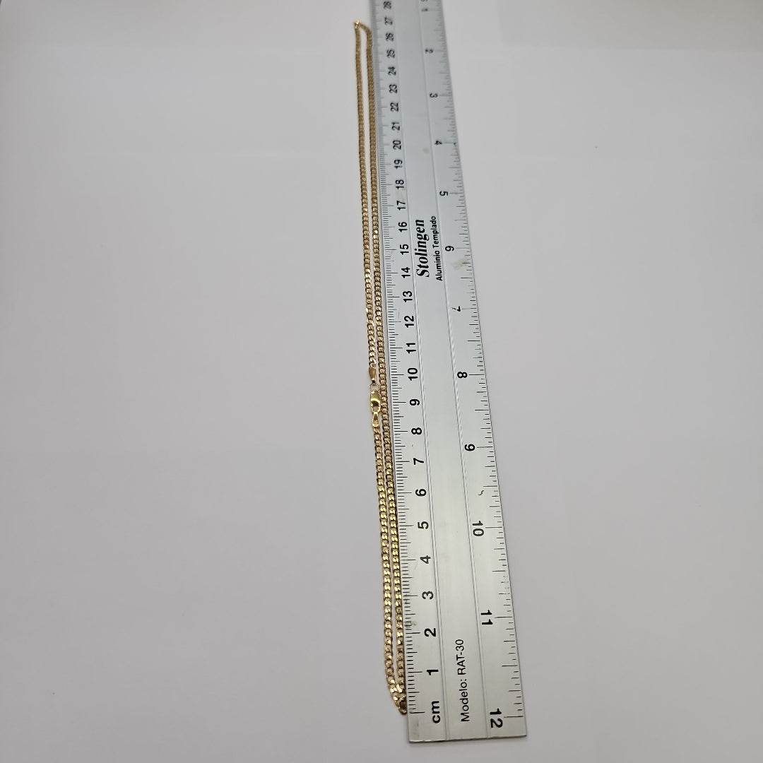 CADENA BARBADA 14K 55 CM 5.5 GR (NUEVO)