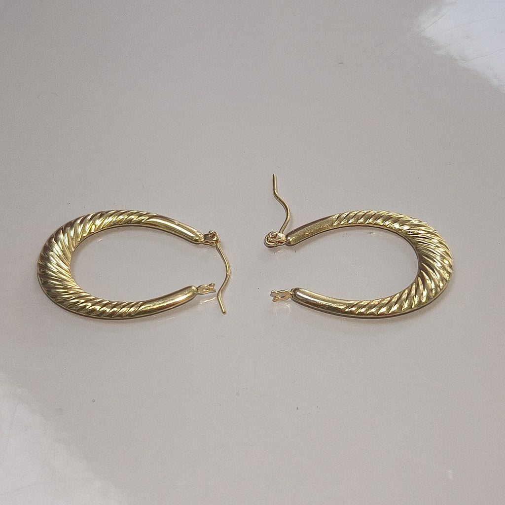 ARRACADAS PAR ORO 14 K 2,10 GRMS (SEMINUEVO)