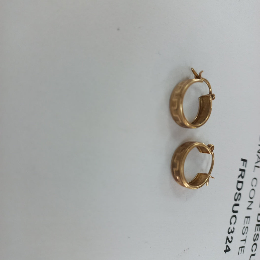 ARRACADAS PAR ORO 10 K 1.3 GRMS (SEMINUEVO)
