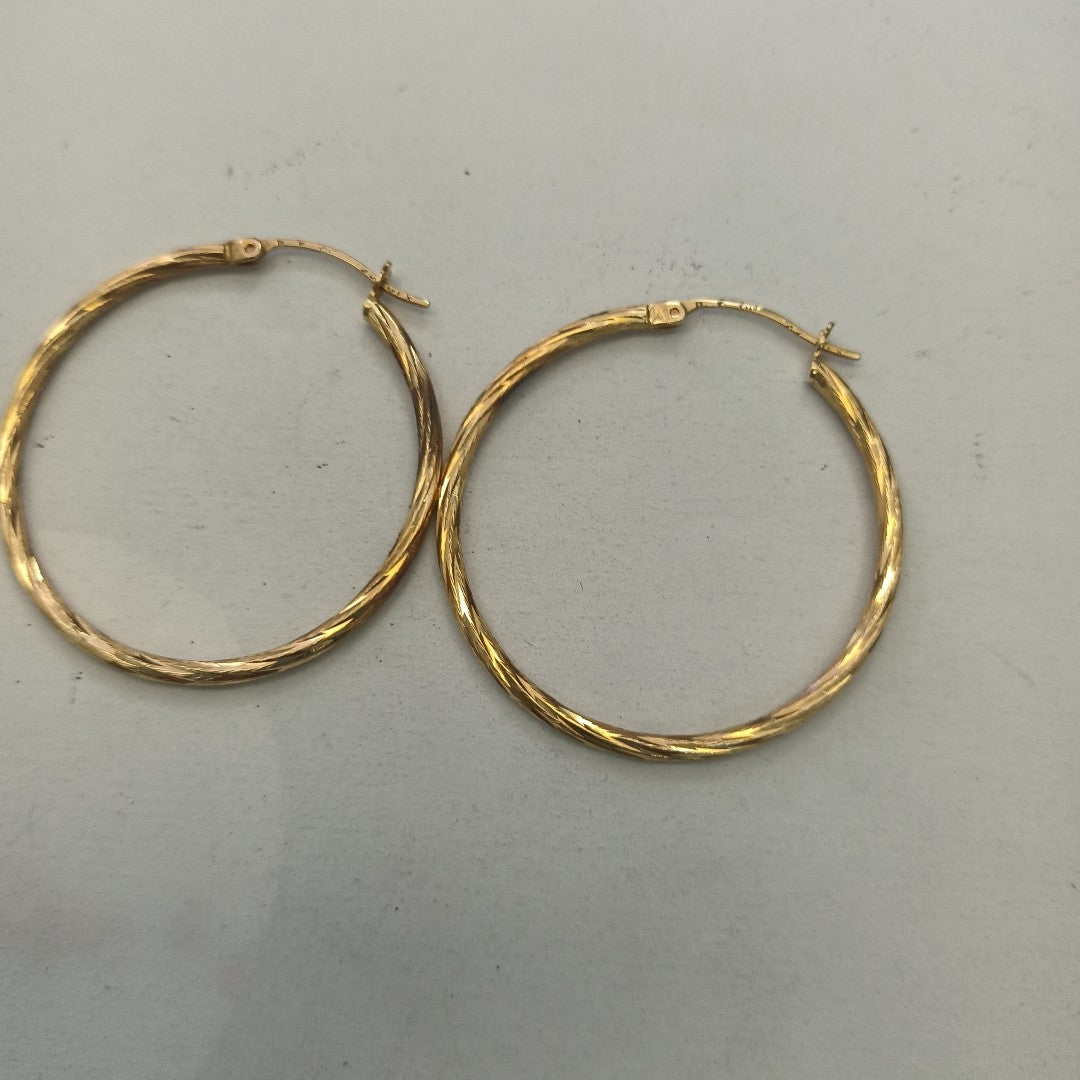 ARRACADAS PAR ORO 14 K 3.2 GRMS (SEMINUEVO)