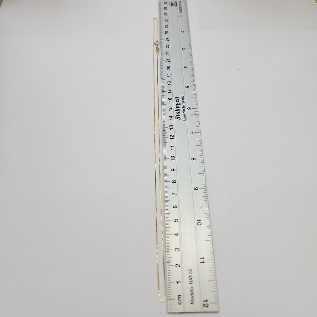 CADENA VENECIANO 14K 55 CM 1.7 GR (NUEVO)