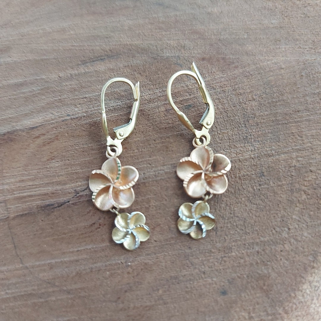 ARETES PAR ORO 8 K 2.28 GRMS (SEMINUEVO)