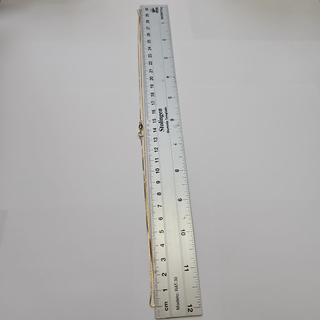 CADENA VENECIANO 14K 60 CM 2.7 GR (NUEVO)