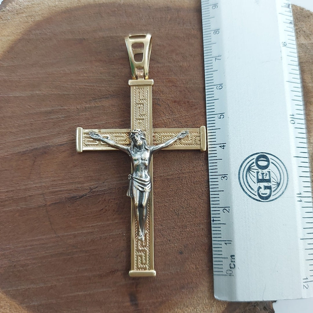 CRUCIFIJO ORO 14 K 8.3 GRMS (SEMINUEVO)