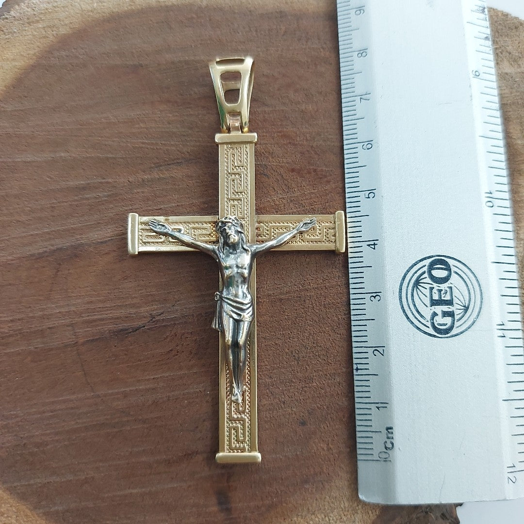 CRUCIFIJO ORO 14 K 8.3 GRMS (SEMINUEVO)