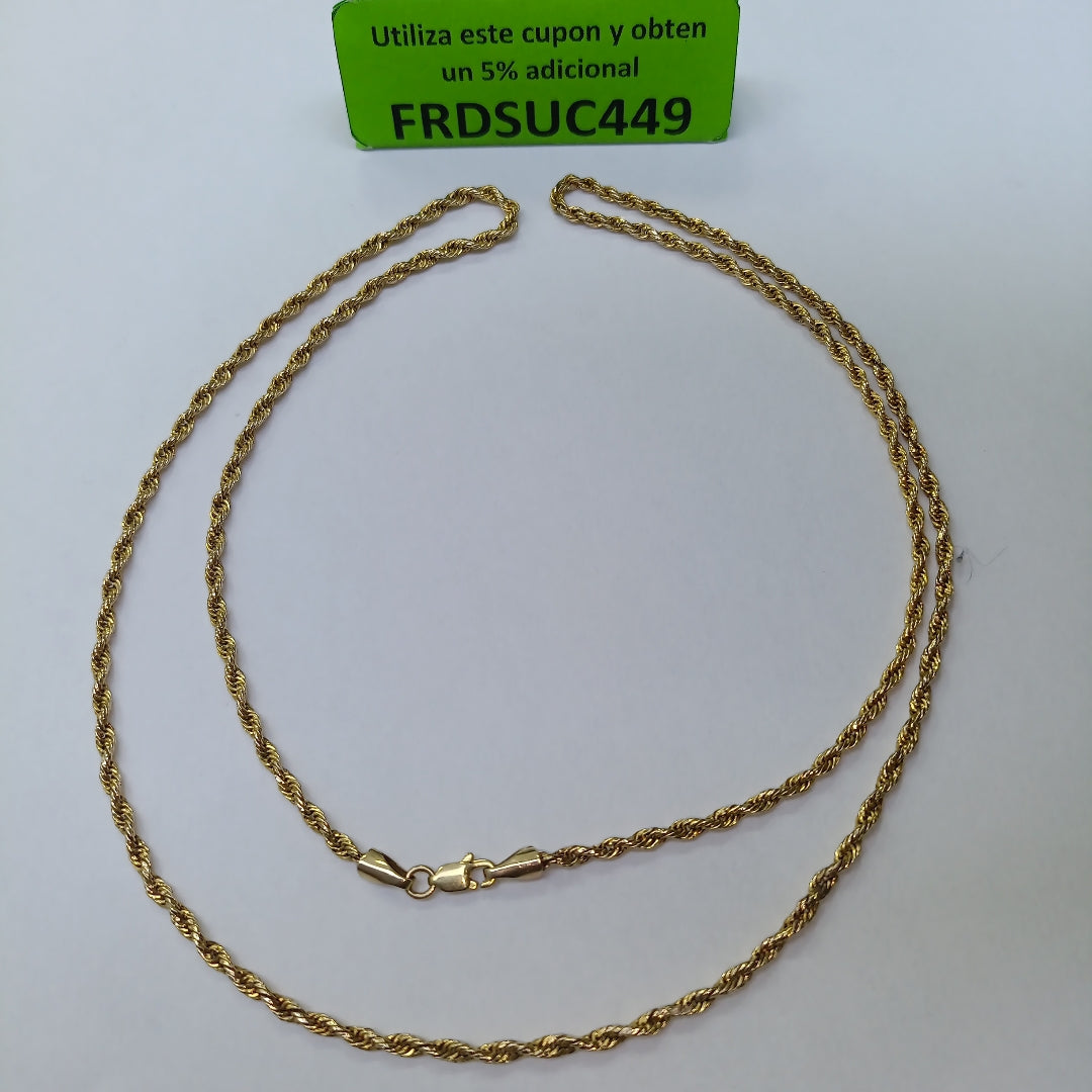 CADENA ORO 10 K 4 GRMS (SEMINUEVO)