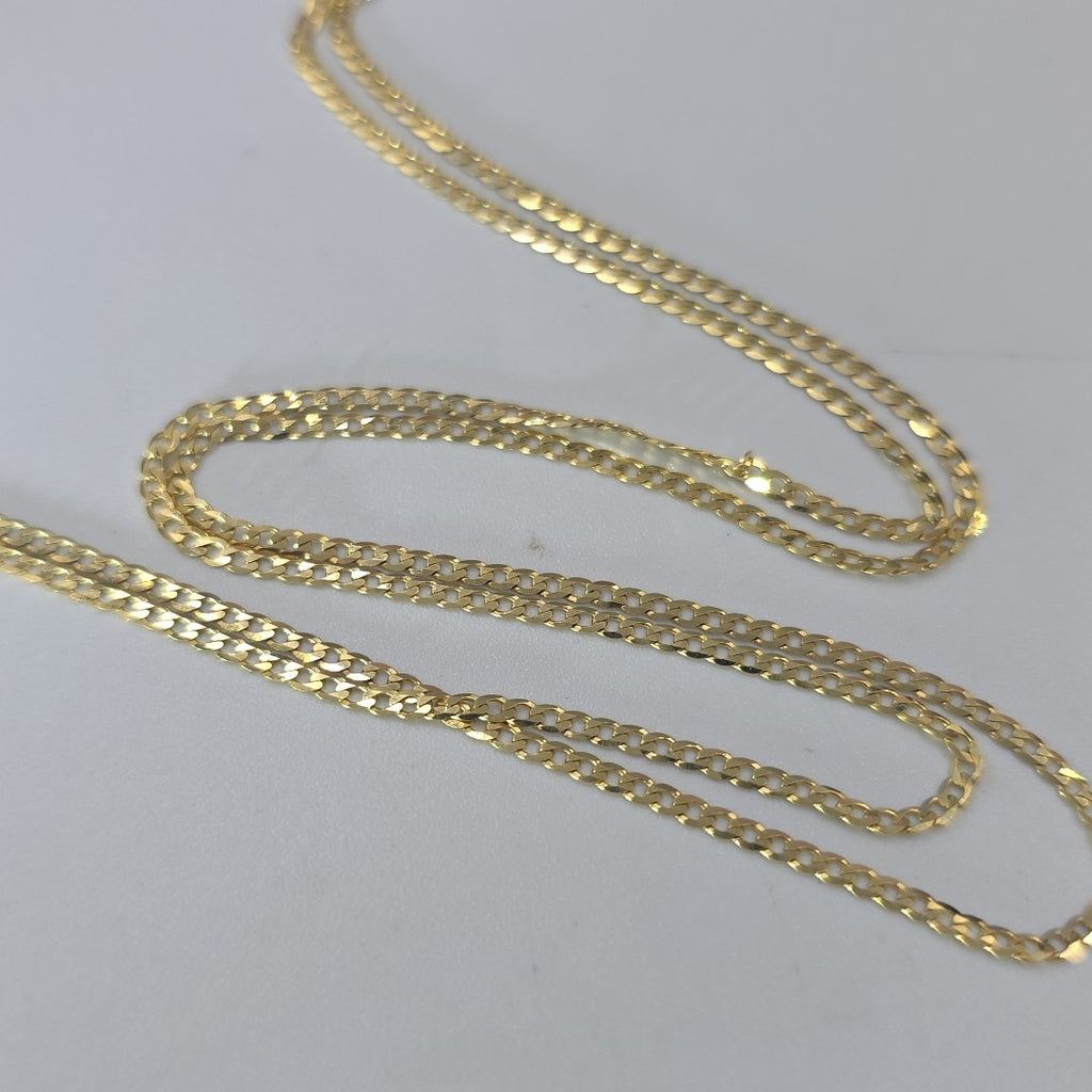 CADENAS BARBADA AMARILLA ORO 14K 2.1 (NUEVO)