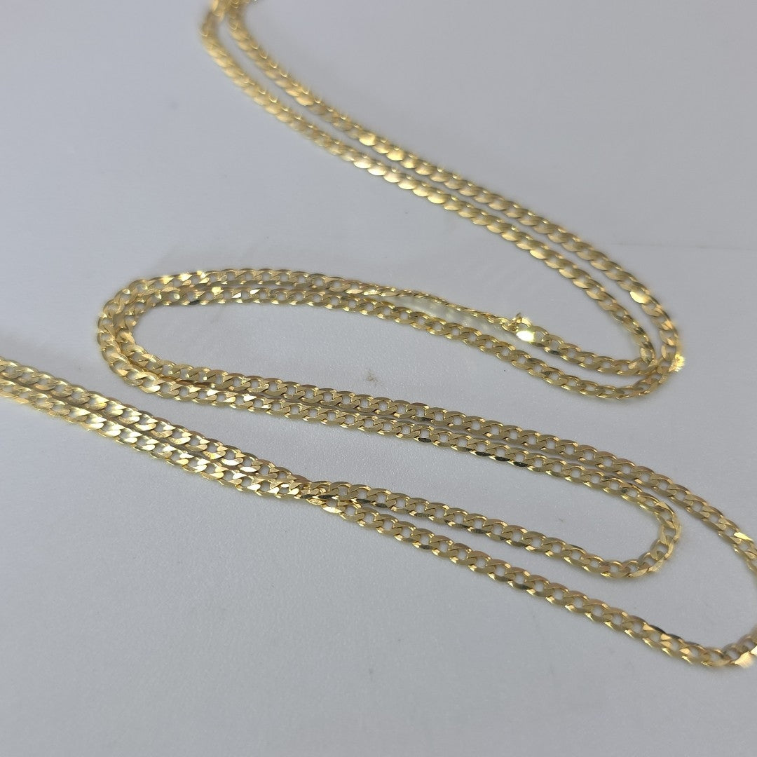 CADENAS BARBADA AMARILLA ORO 14K 2.1 (NUEVO)