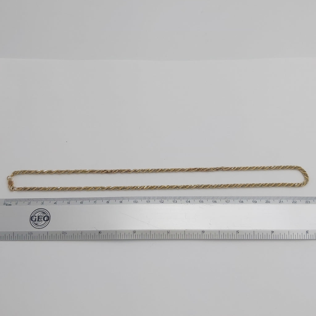CADENA ORO COMBINADO 14 K 10,50 GRMS (SEMINUEVO)
