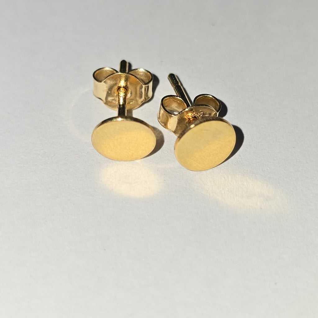 BROQUELES PAR ORO 14 K 0,70 GRMS (SEMINUEVO)