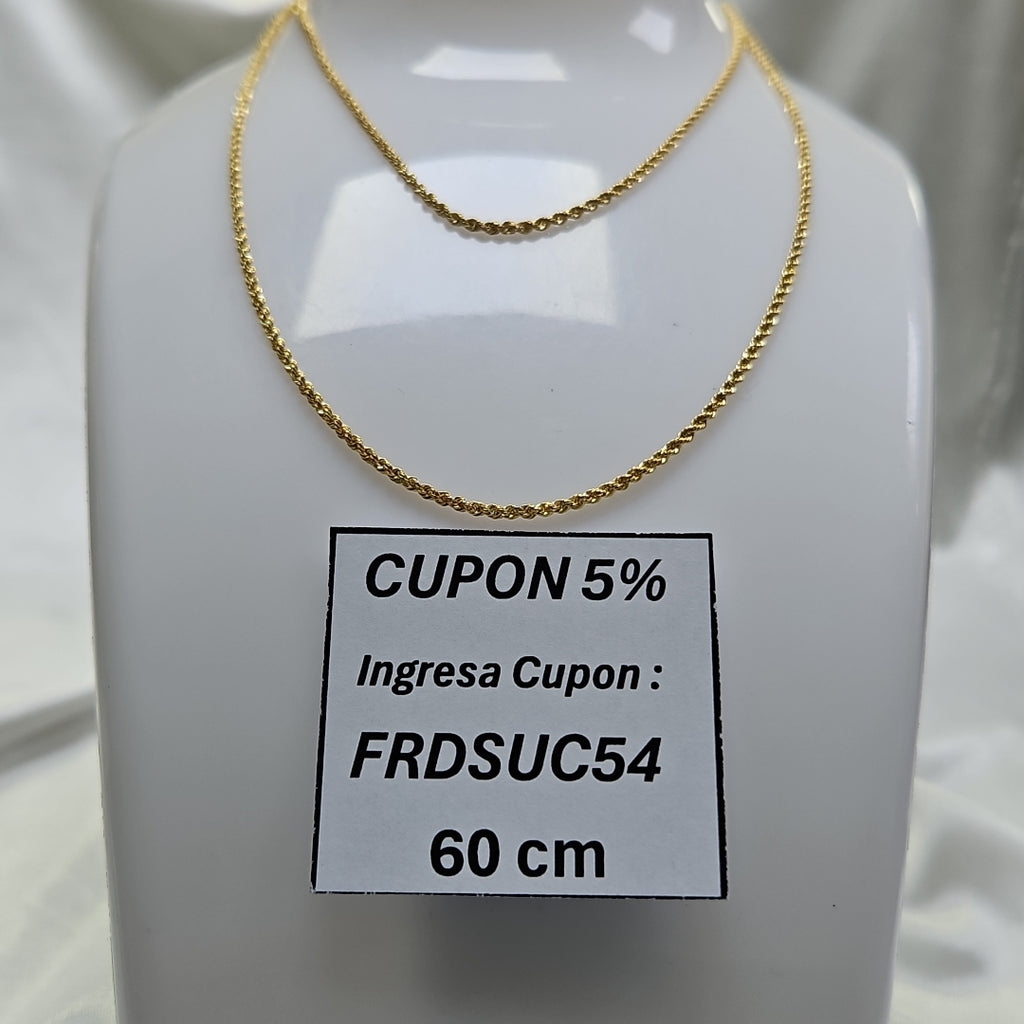 CADENAS TORSAL ORO 14K 1.8 (NUEVO)